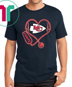Stethoscope kansas city chiefs nfl shirt