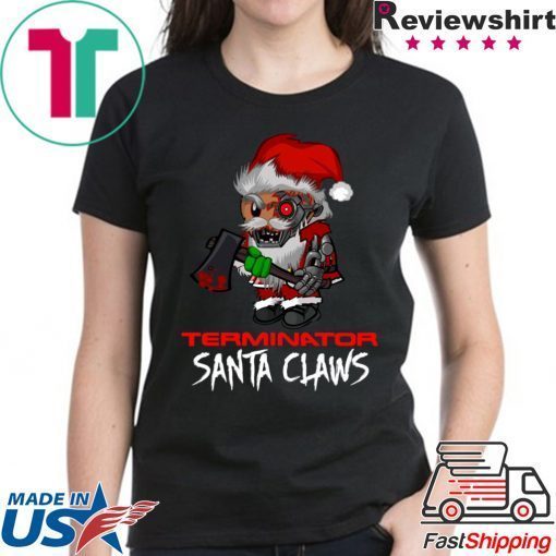 Terminator Santa Claws Christmas 2020 T-Shirt