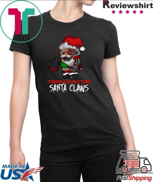 Terminator Santa Claws Christmas Shirt