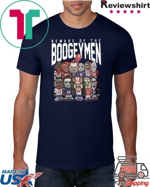 Beware Of The Boogeymen Patriots Defense Offcial T-Shirt