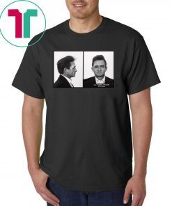 The Man In Black Mugshot Johnny Cash T-Shirt