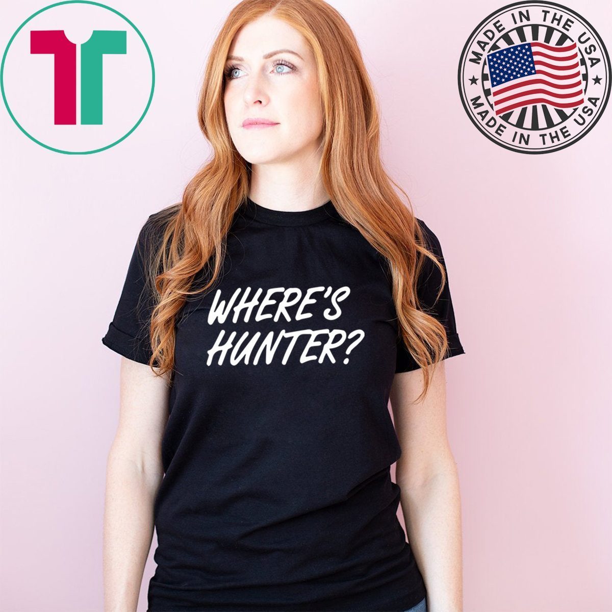 Donald Trump Where's Hunter 2020 T-Shirts - OrderQuilt.com