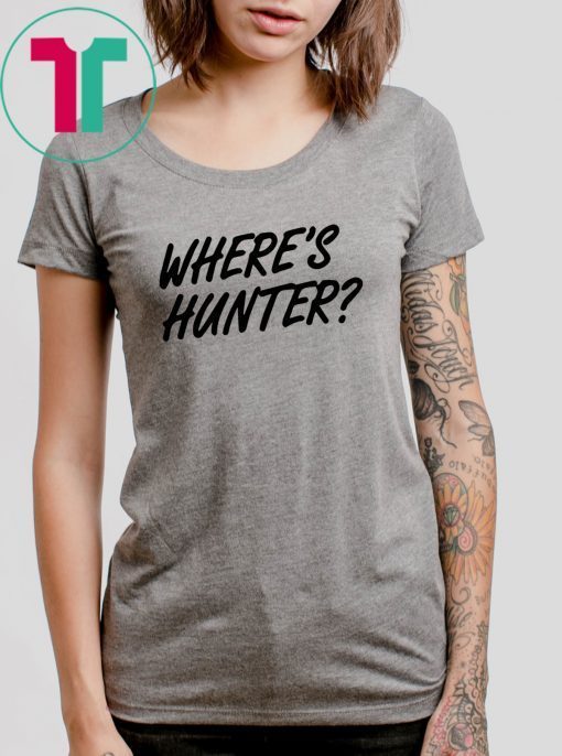 Donald Trump Where’s Hunter T-Shirt For Mens Womens