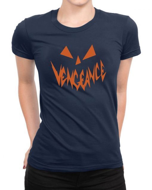 Vengeance Vengeance Pumpkin Face Halloween Shirt