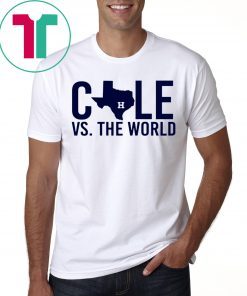 Verlander Cole 2019 Gerrit Cole Vs The World T-Shirts