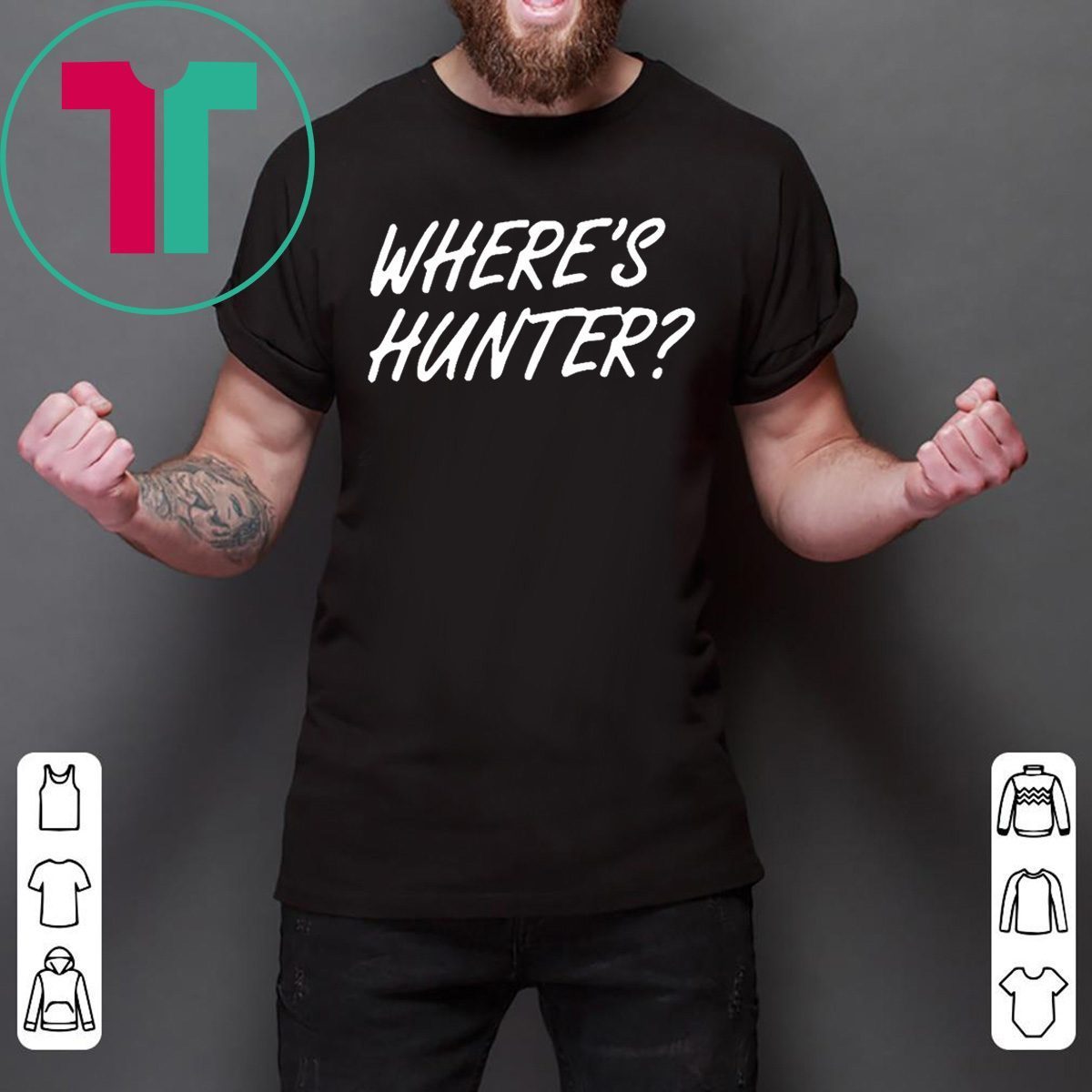 Where's Hunter Binden T-Shirt - OrderQuilt.com