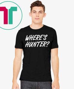 Vote Trump Where's Hunter Shirt