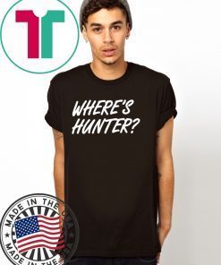 Where’s Hunter Tee Shirt Cool Gift