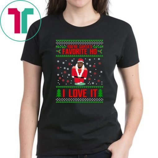You’re Santa’s Favorite Ho I Love it Kanye Christmas T-Shirt