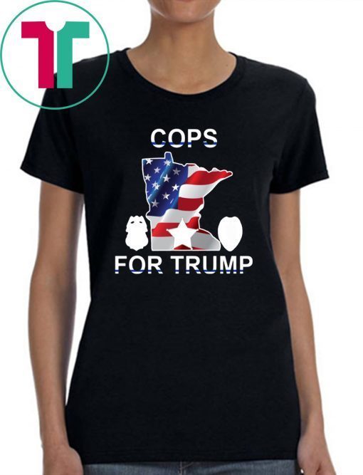 buy a red minnesota t shirt cops for trump t-shirt