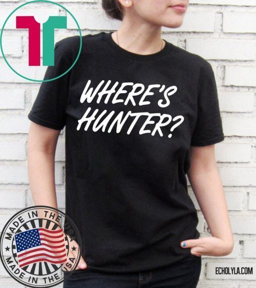 Donald Trump Where’s Hunter biden 2020 T-Shirt