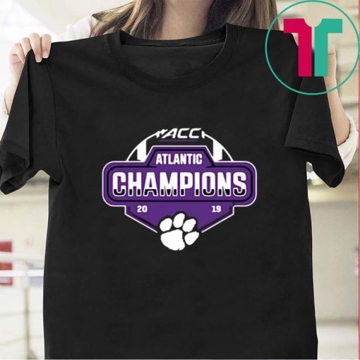 ACC Clemson Tigers Atlantic Champion 2019 T-Shirt