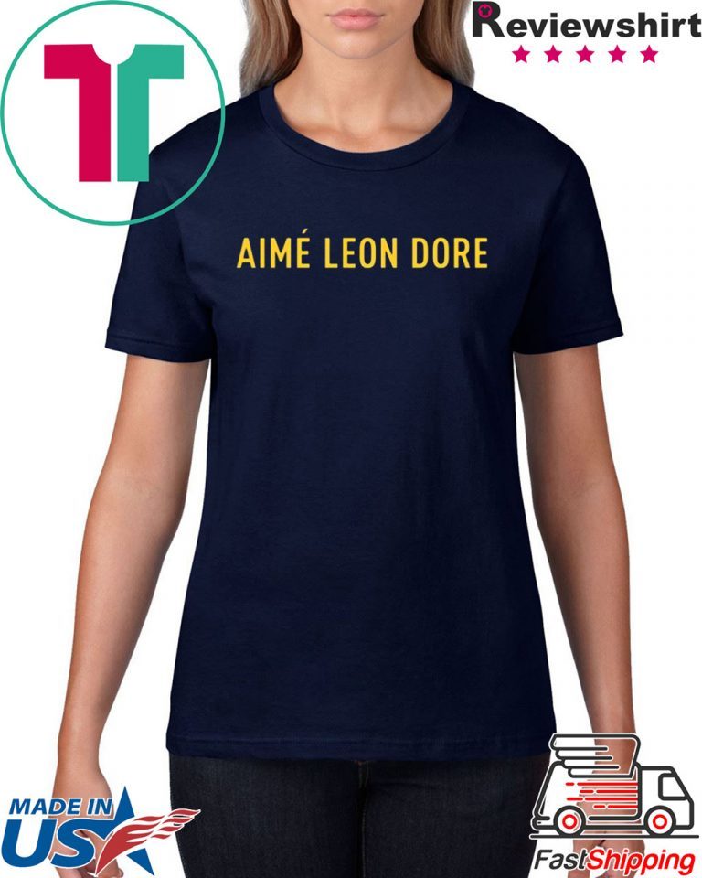 aime leon dore white t shirt