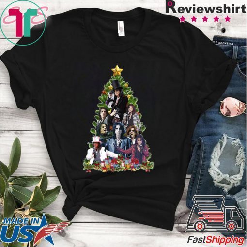 Alice Cooper Christmas Tree T-ShirtAlice Cooper Christmas Tree T-Shirt