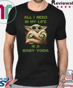 All I Need In My Life Is A Baby Yoda Shirt