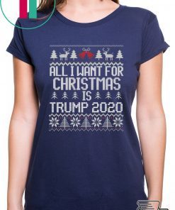 All I Want for Christmas is Trump 2020 ugly Gift T-Shirt