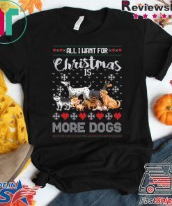 All I want for Christmas is More Dogs T-Shirt