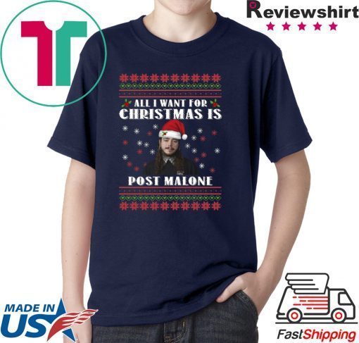 All I want for Christmas is Post Malone T-Shirt