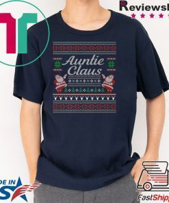 Auntie Claus Ugly Christmas T-Shirt