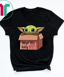 Baby Yoda The Mandalorian Adopt This Jedi Tee Shirt