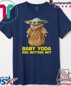 Baby Yoda The Mandalorian Size Matters Not T-Shirt