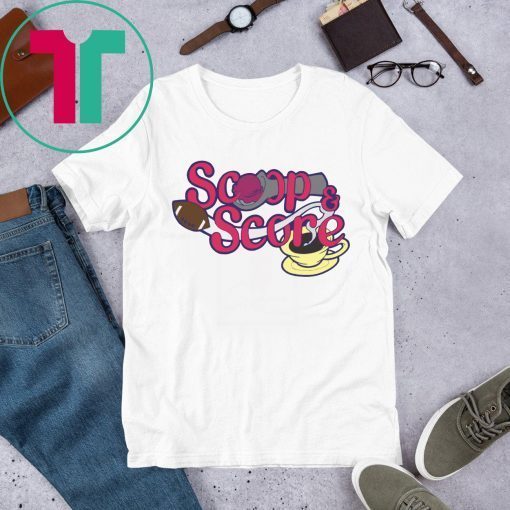Basic Scoop and Score Logo Tee Shirt