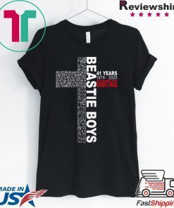 Beastie Boy 41 Years 1979 2020 Sabotage Jesus Shirt