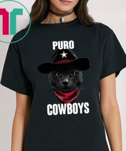 Black Cat Puro Cowboys Tee Shirt