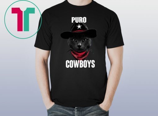 Black Cat Puro Cowboys Tee Shirt