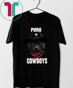 Black Cat Puro Cowboys Tee Shirt