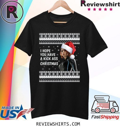 Black Widow I Hope You Have A Kick Ass Christmas 2020 TShirt