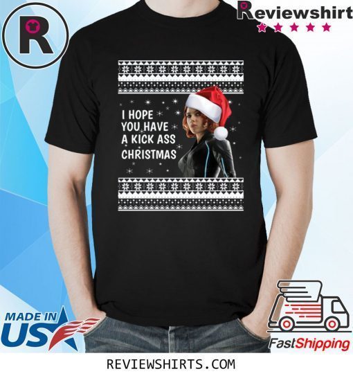 Black Widow I Hope You Have A Kick Ass Christmas 2020 TShirt