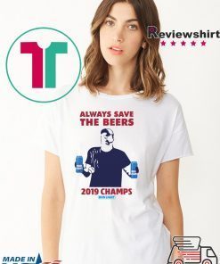 Bud Light Guys Jeff Adams 2019 Champs Tee Shirt