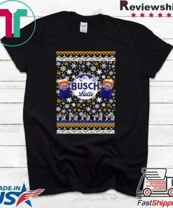 Busch Latte Beer Ugly Christmas T-Shirt