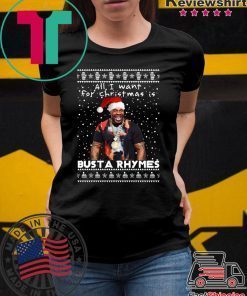 Busta Rhymes Rapper Ugly Christmas T-Shirt