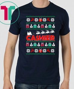 Cashier Christmas Xmas T-Shirt