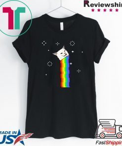 Cat Meme - Woman Yelling At Table Dinner Rainbow Gift Tee Shirt