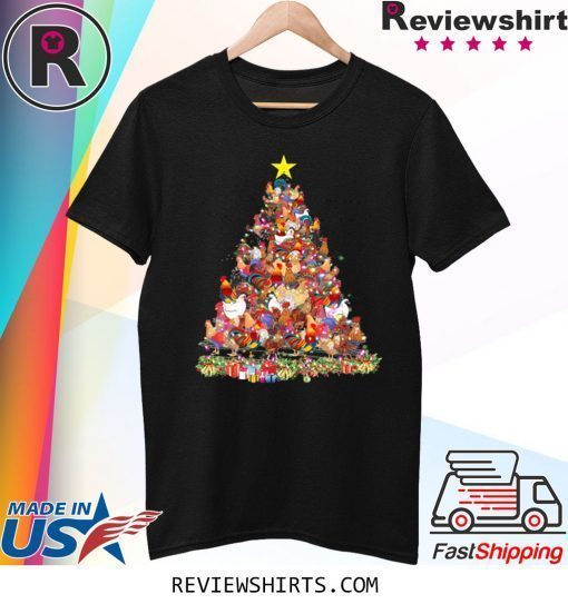 Chicken Christmas Tree 2020 T-Shirt