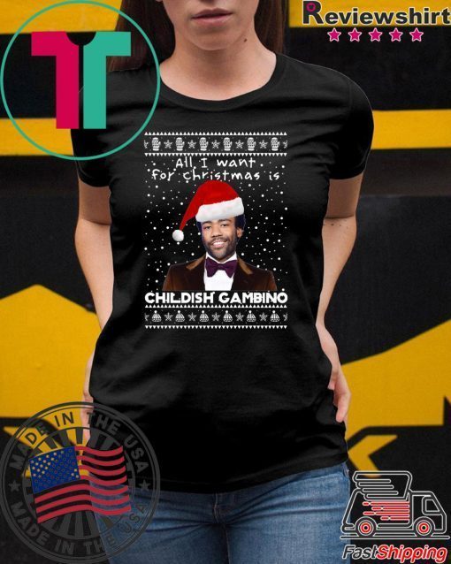 Childish Gambino Rapper Ugly Christmas T-Shirt
