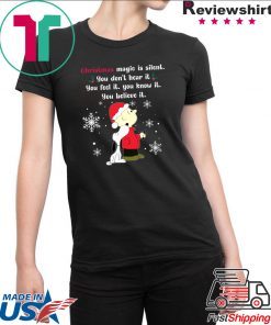 Christmas Magic Is Silent Snoopy T-Shirt