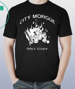 City Morgue Merch Books Burn Easy Black T-Shirt