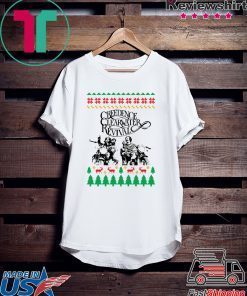 Creedence Clearwater Revival Band Ugly Christmas Tee Shirts