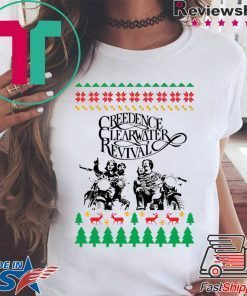 Creedence Clearwater Revival Band Ugly Christmas Tee Shirts