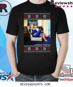 Creepy Clinton Ugly Christmas Tee Shirt
