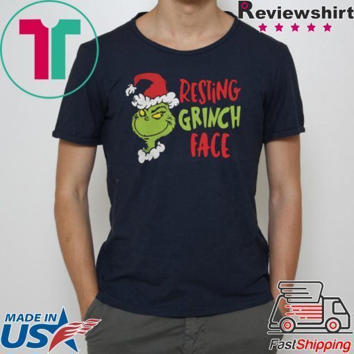 DR SEUSS PRIMARK RESTING GRINCH FACE SHIRT