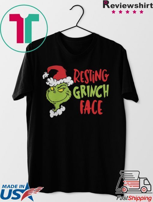 DR SEUSS PRIMARK RESTING GRINCH FACE SHIRT