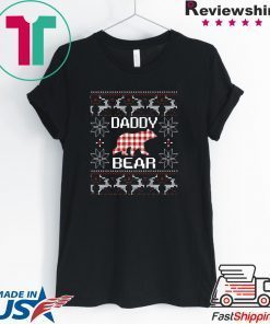 Daddy Bear Matching Family Season Ugly Christmas T-Shirt