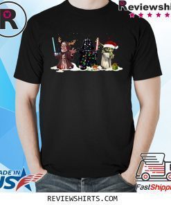 Darth Vader Yoda Palpatine Star Wars Christmas 2020 T-Shirt