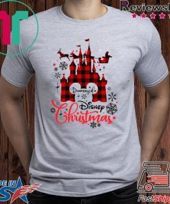 Disneyland Dreaming of a Disney Christmas shirt