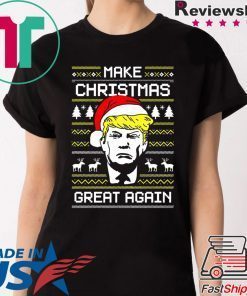 Donald Trump Make Christmas Great Again Tee Shirt